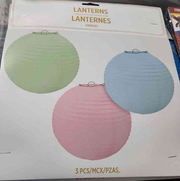 Pastel Paper Lantern 3pc - Picture 1 of 1